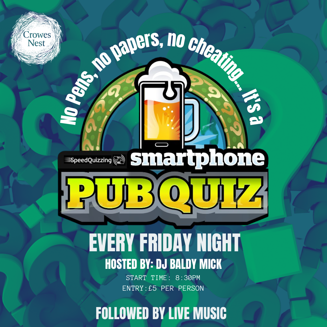 Weekly Friday Night Pub Quiz
